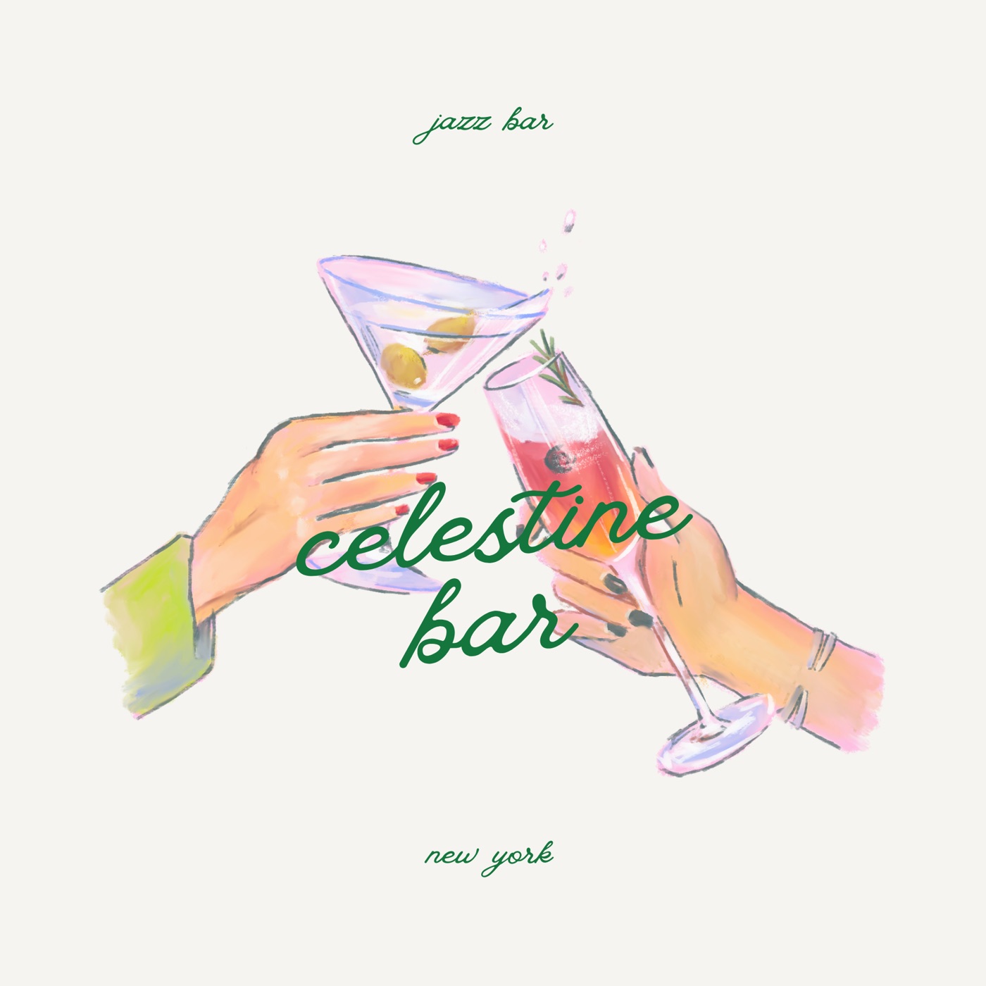 Celestine Bar branding