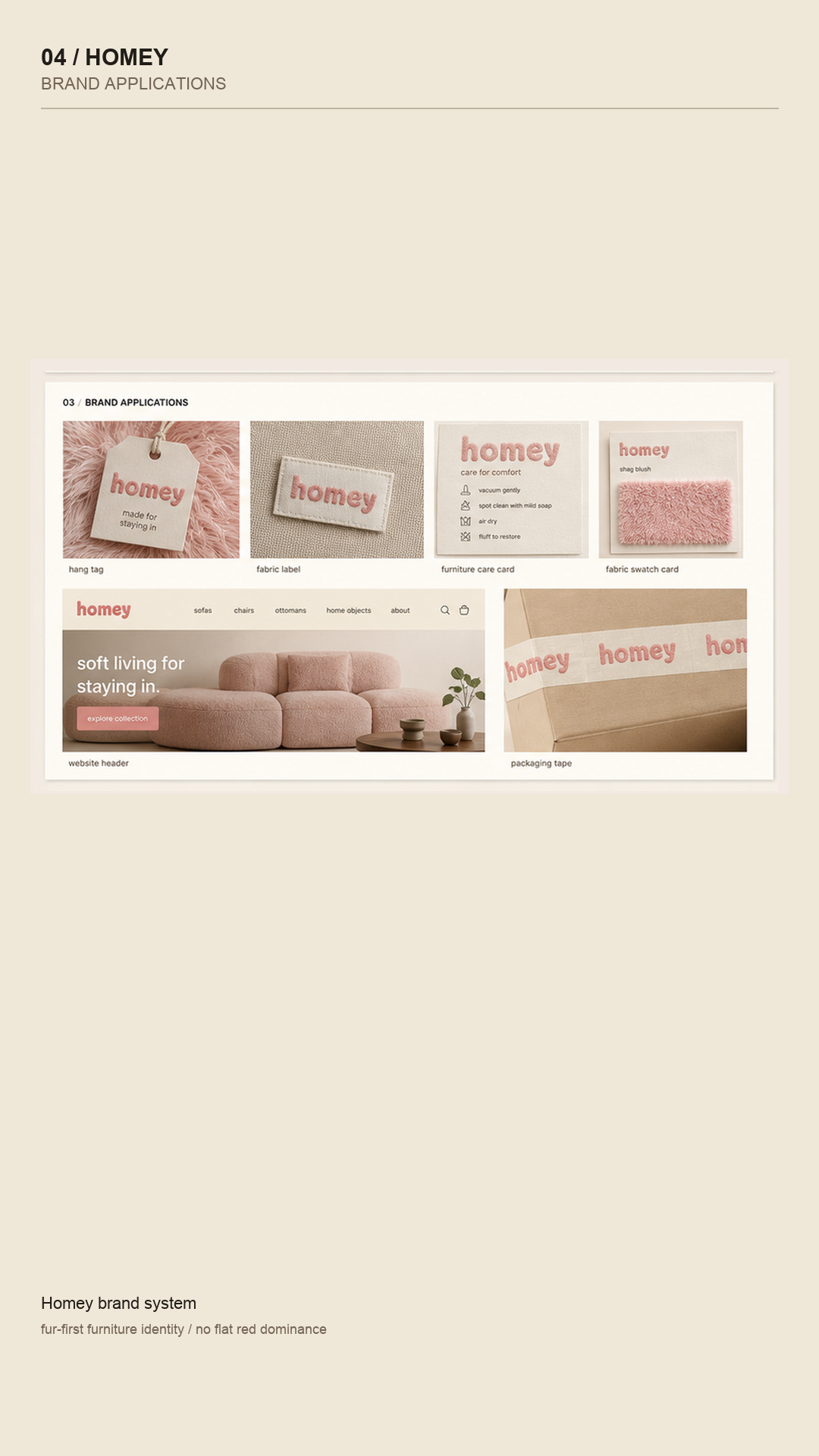 Homey brand applications board